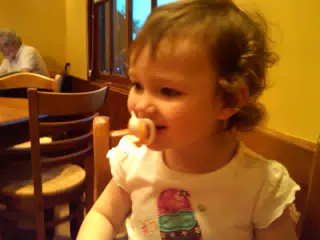 Liesl at Dinner