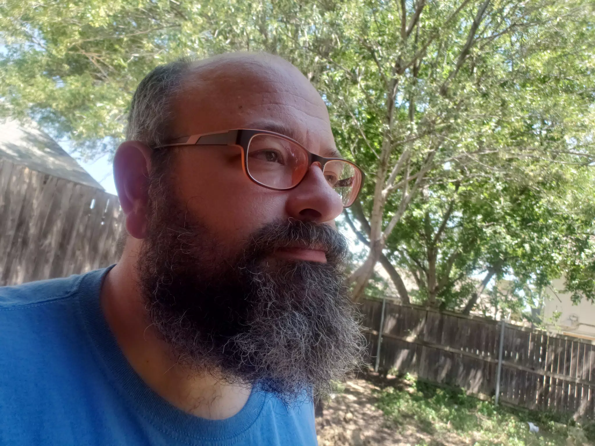 Scott Alan Miller in Back Yard