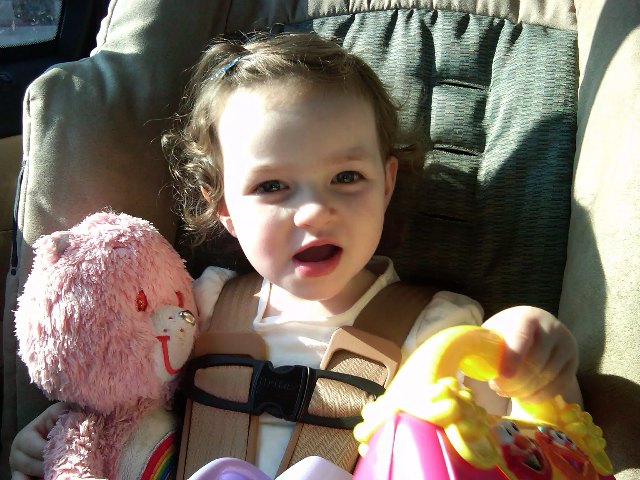 Liesl Riding in the Car