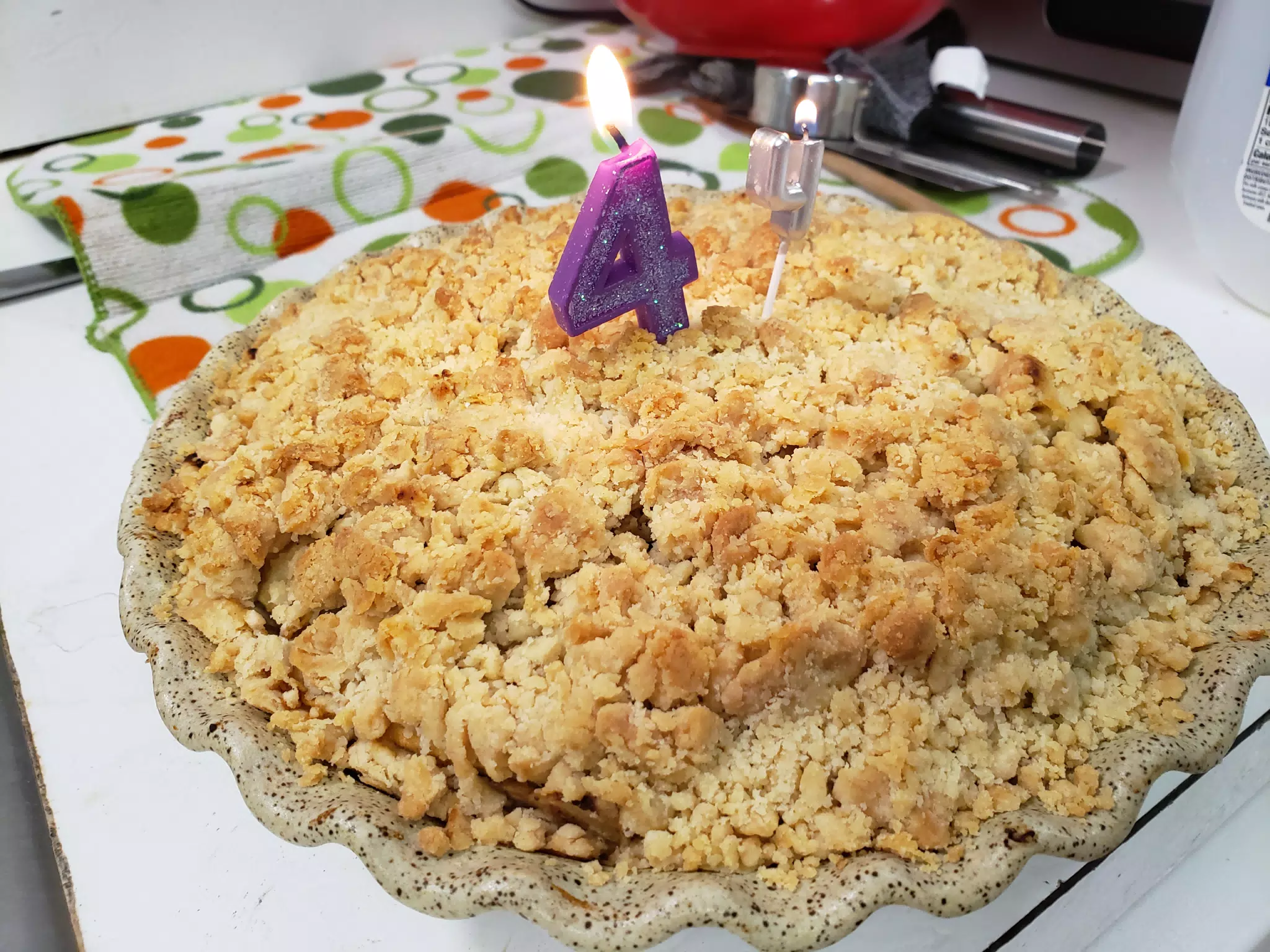 Birthday Apple Pie