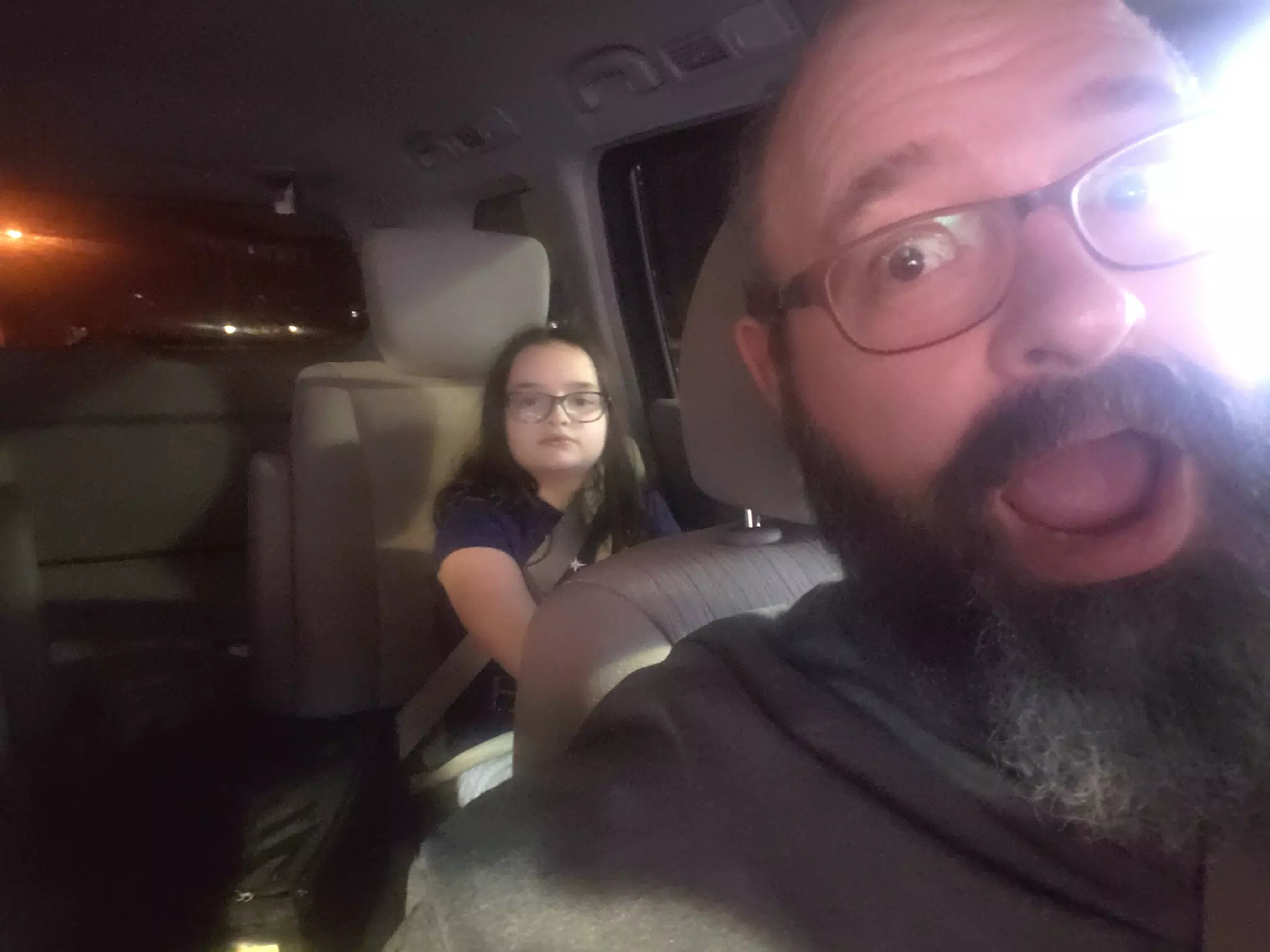 Luciana in the Car at Sonic