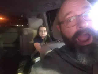 Luciana in the Car at Sonic