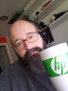 On the Phone with Coffee