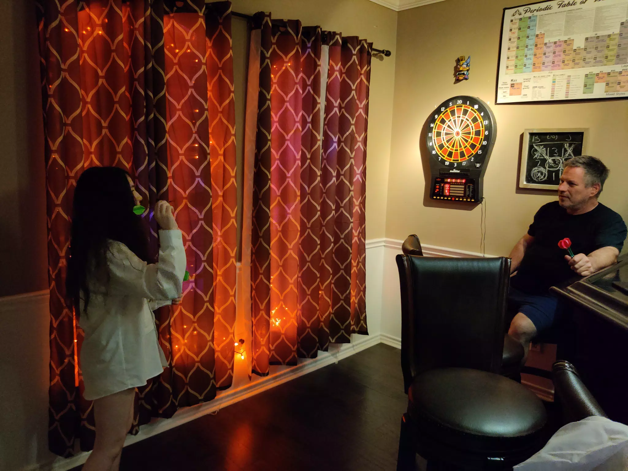 Liesl Playing Darts for the First Time