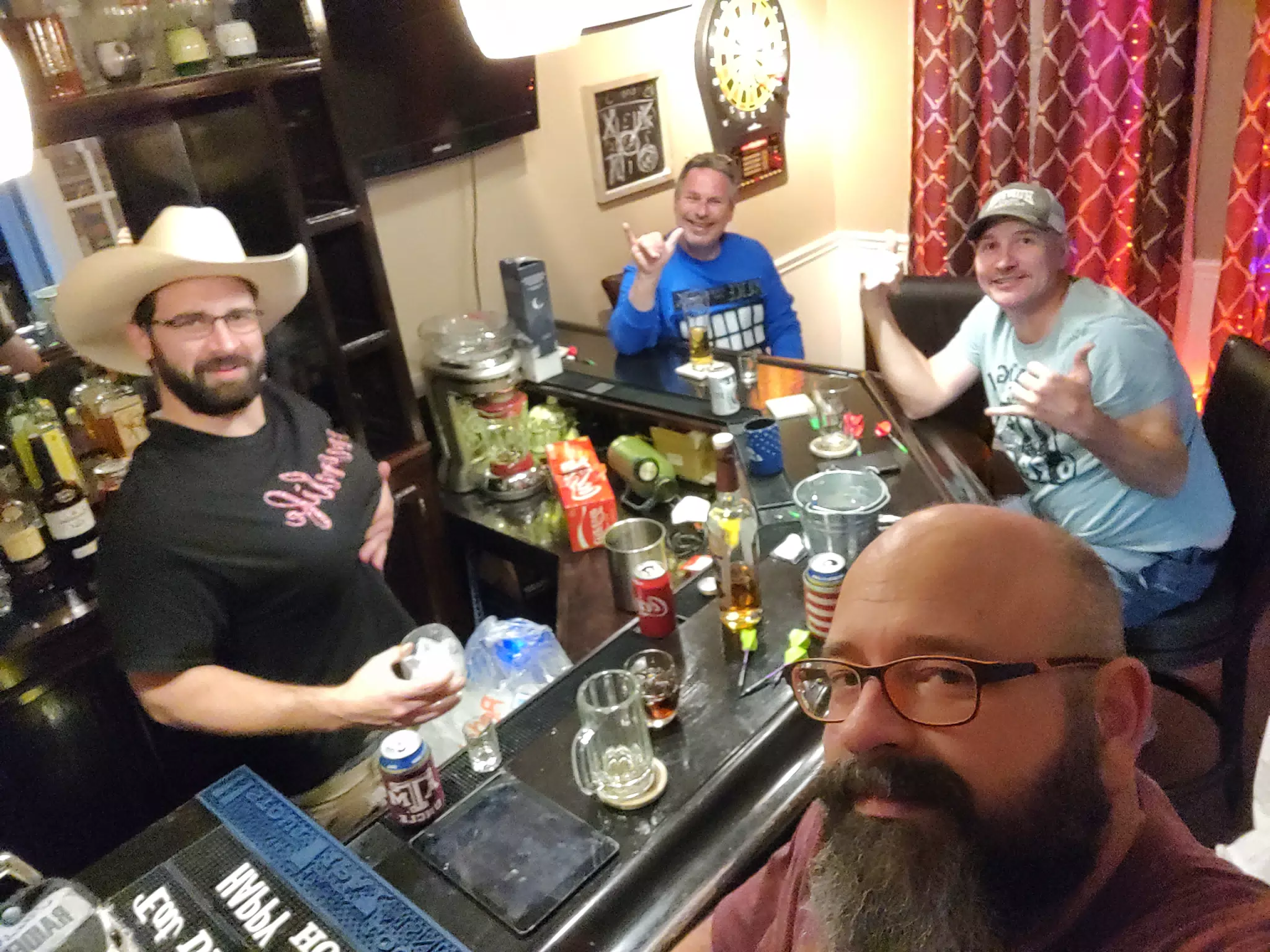 Joe, Paul, Benni & Scott at Joe's Tavern in Friendswood, TX