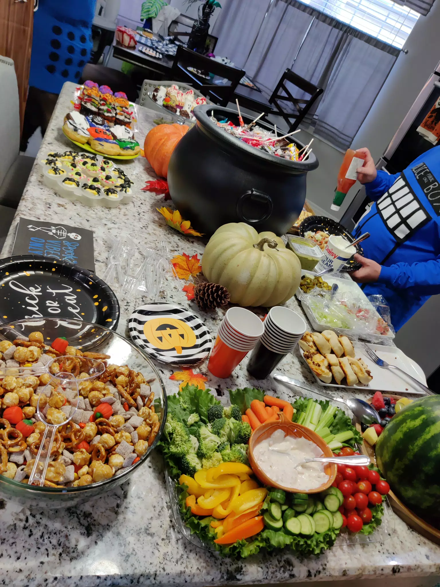 Food at Halloween Party