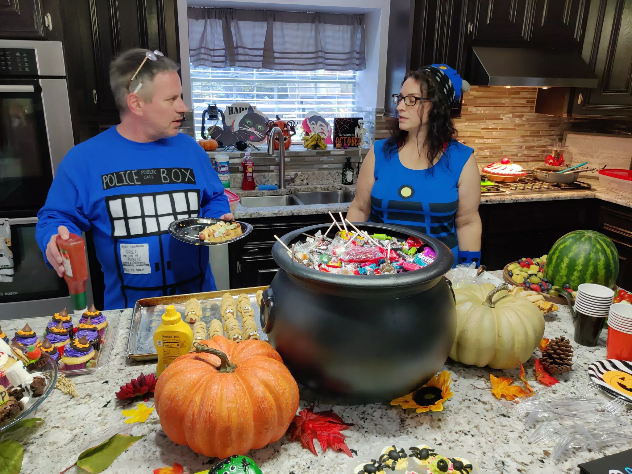 Paul & Dominica at Halloween Party