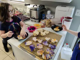 Luciana Decorating Cookies