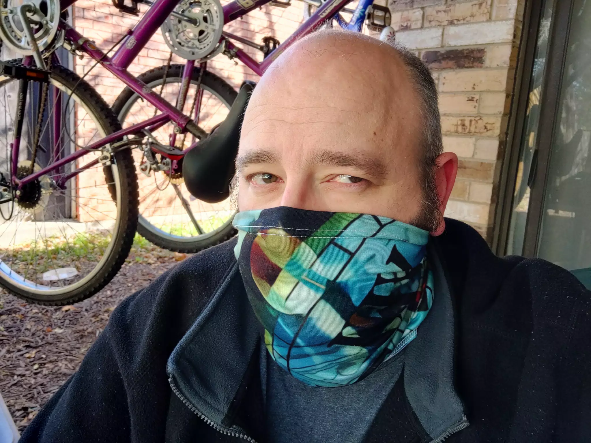 Testing Out a New Mask