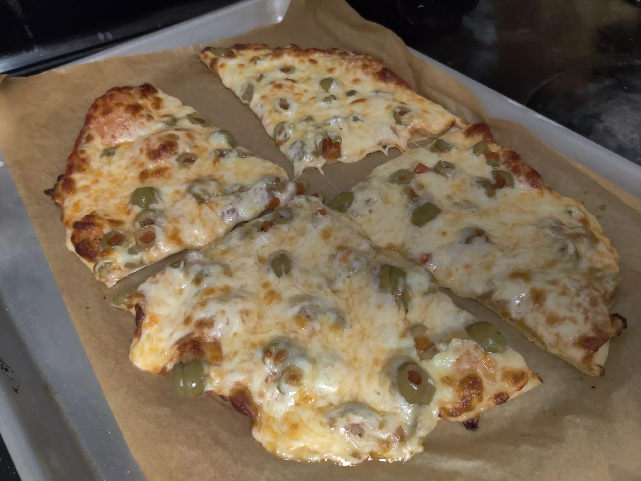 Extra Cheese Homemade Pizza :pizza: