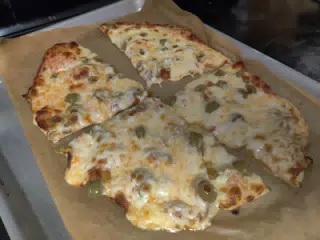 Extra Cheese Homemade Pizza :pizza: