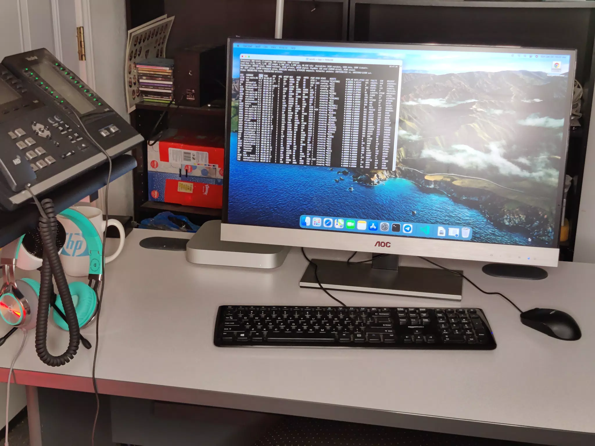 Mac Mini M1 in Dallas Office