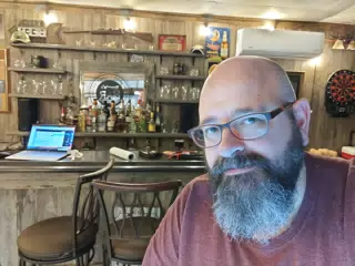 Selfie at Bennie's Bar, Friendswood