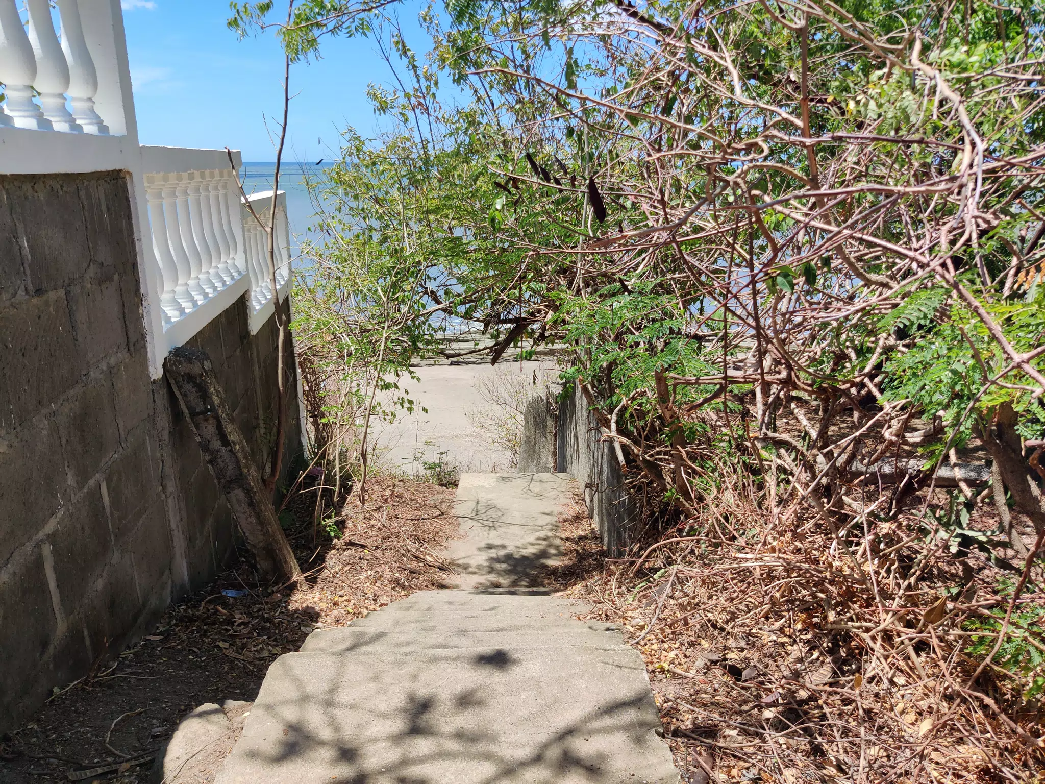 Public Beach Access Stairs at La Boquita, Nicaragua