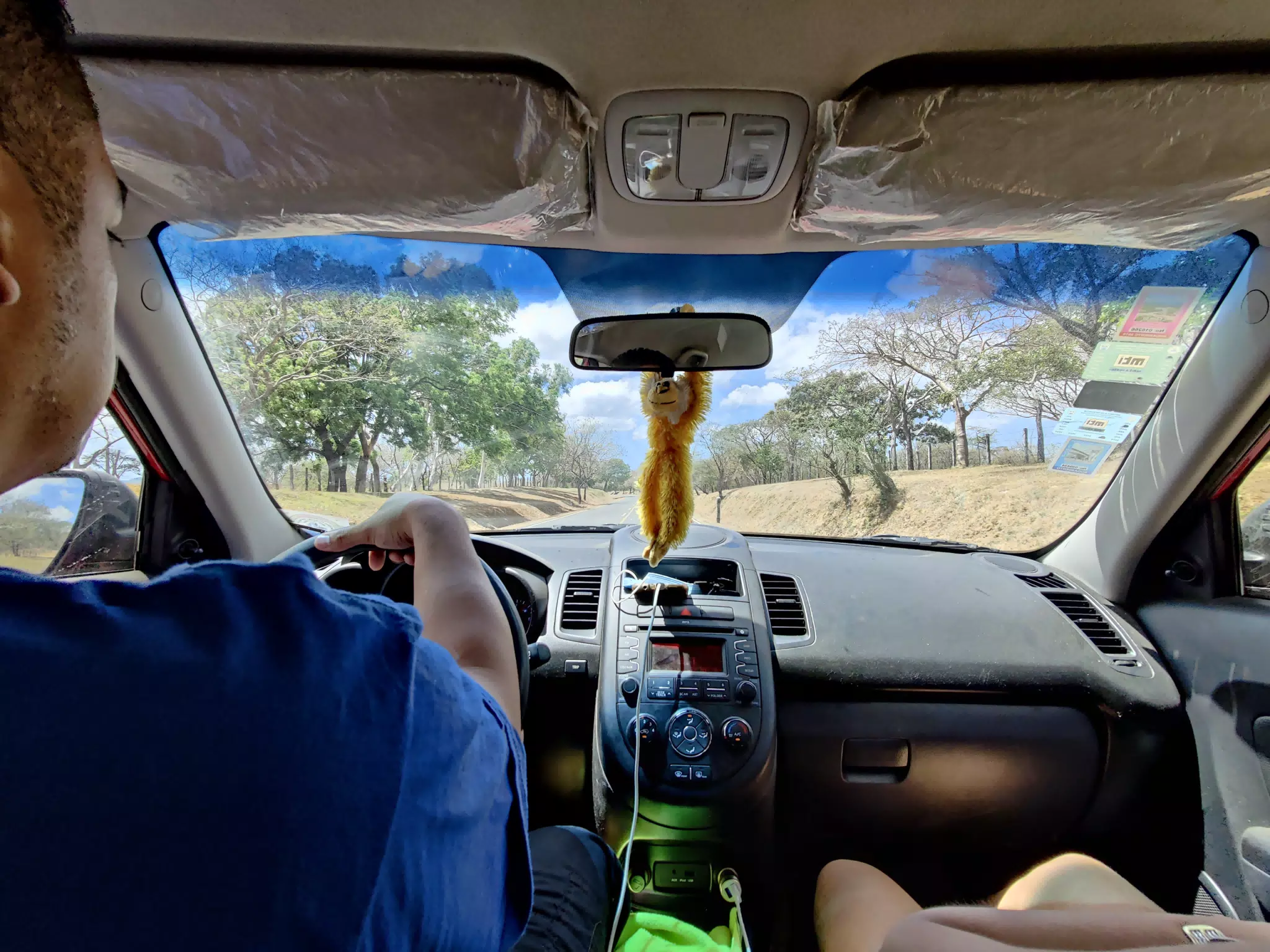 Driving to the Beach from Managua