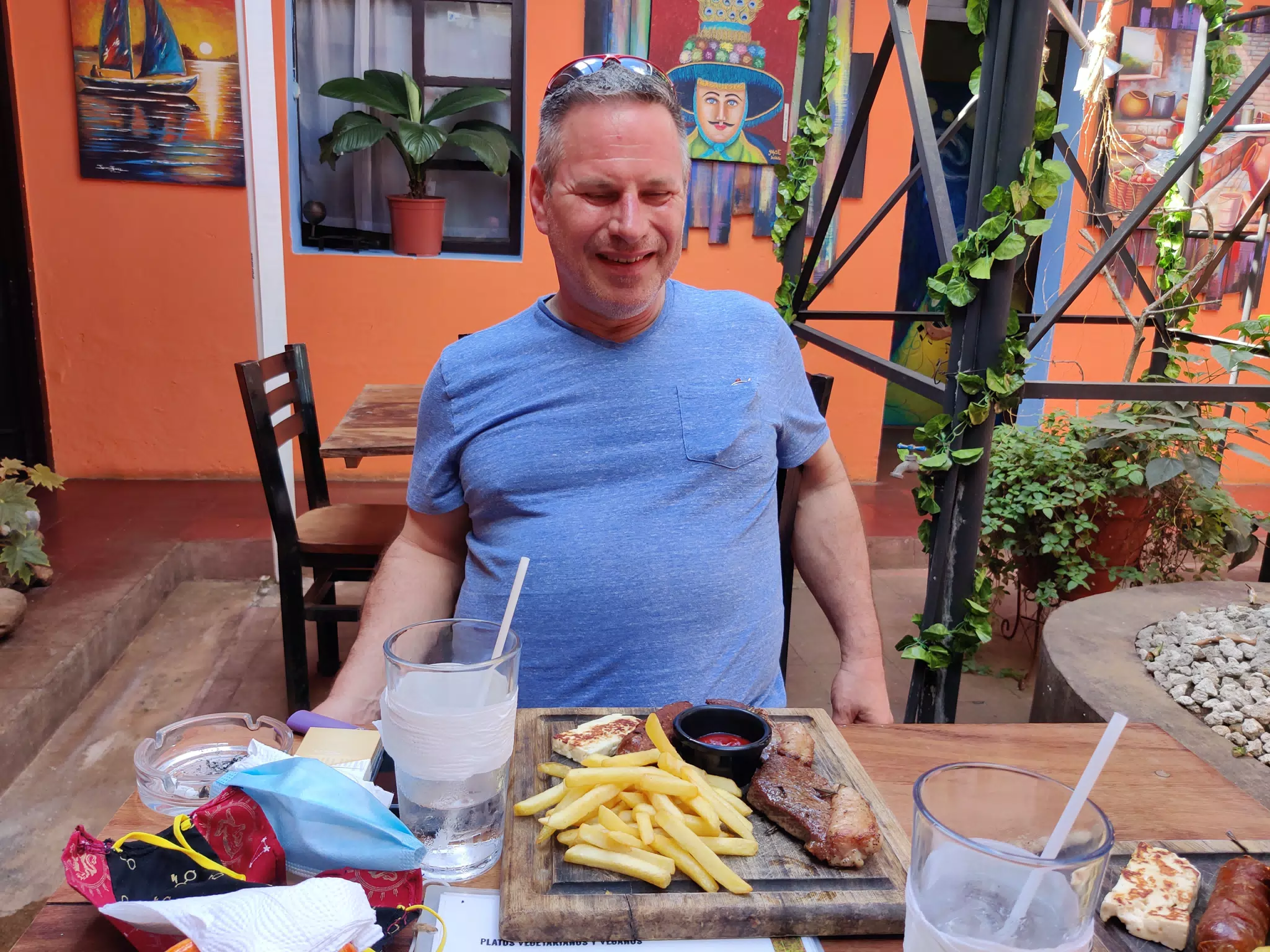 Paul at Solomillo in Jinotepe