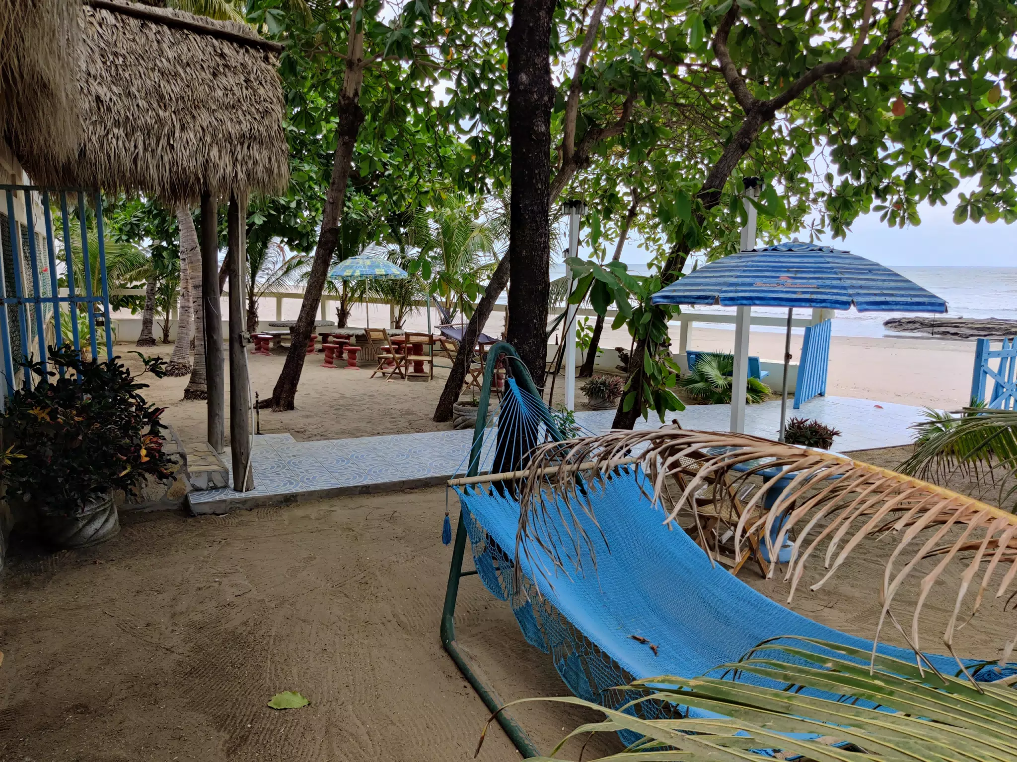 Hammocks on Hotel Casa Pochomil