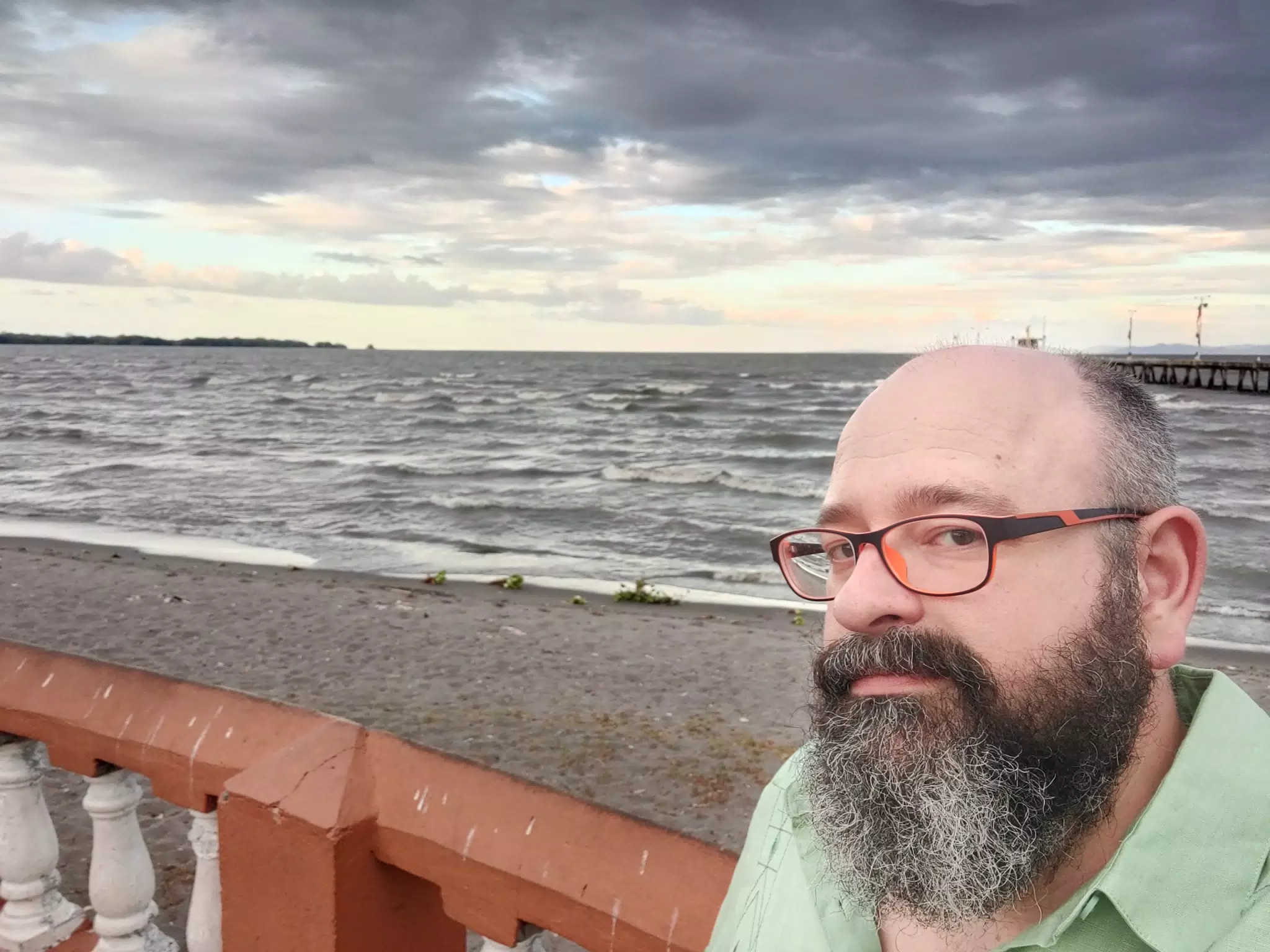 Scott on Lago Nicaragua in Granada