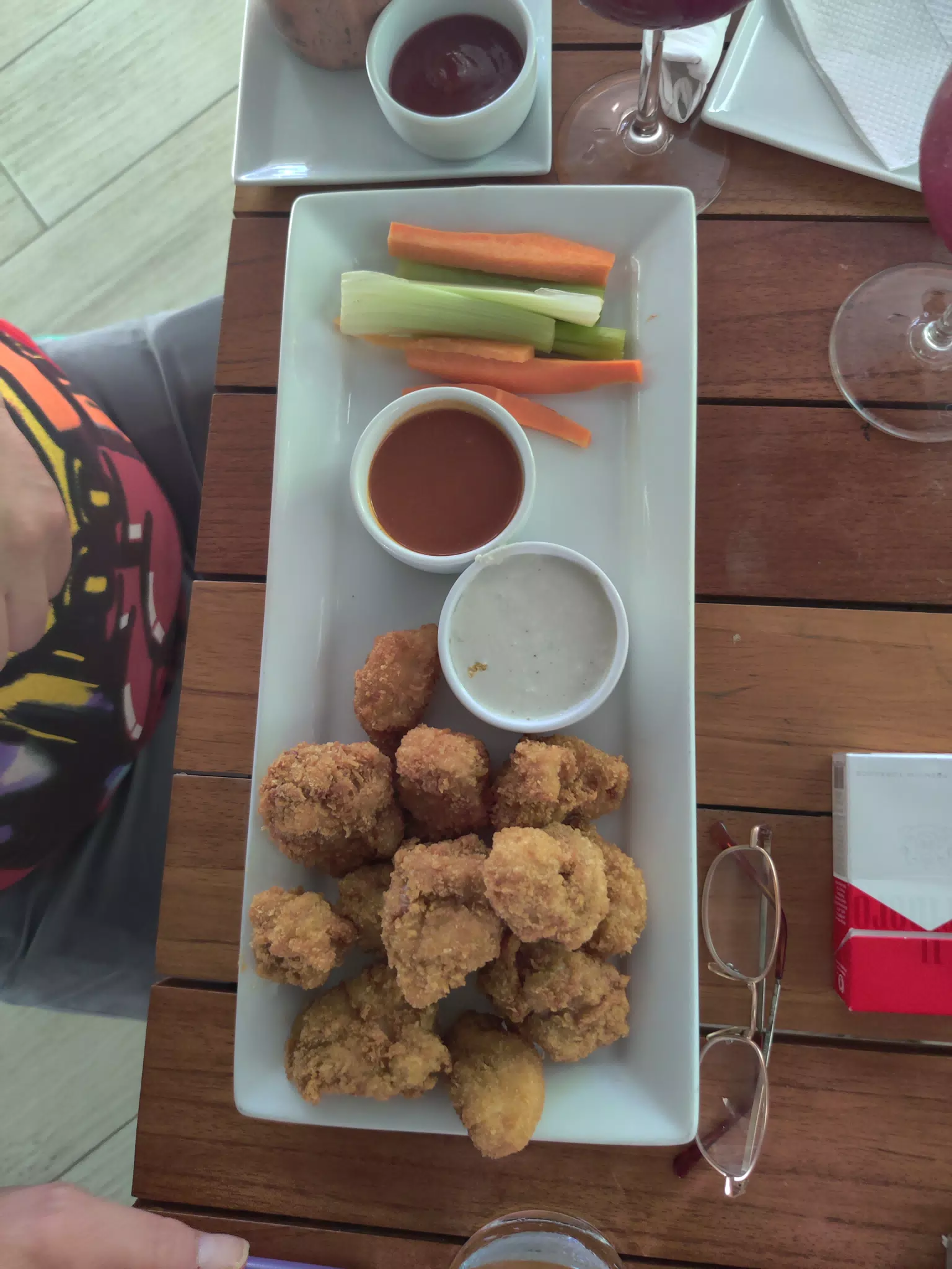 Boneless Wings at Barrio Cafe in Managua