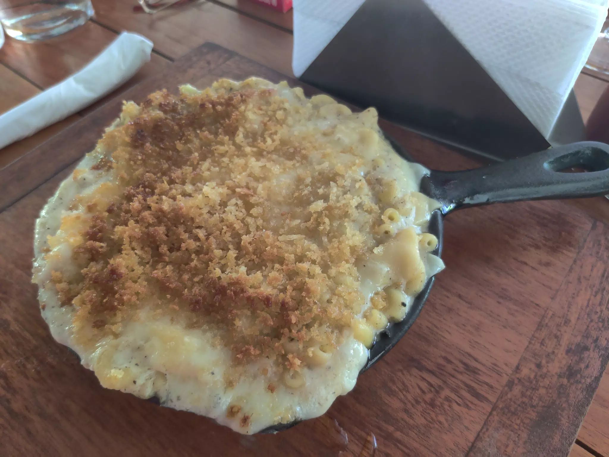 Mac and Cheese at the Barrio Cafe in Managua