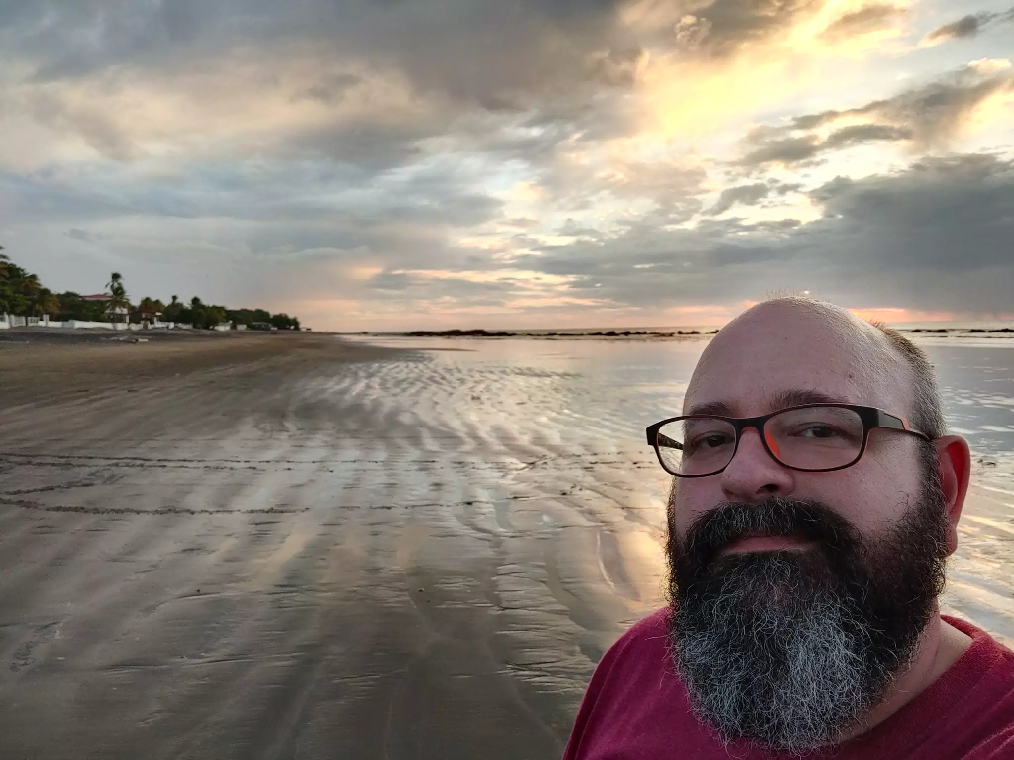 Scott on Tupilapa Beach, Nicaragua