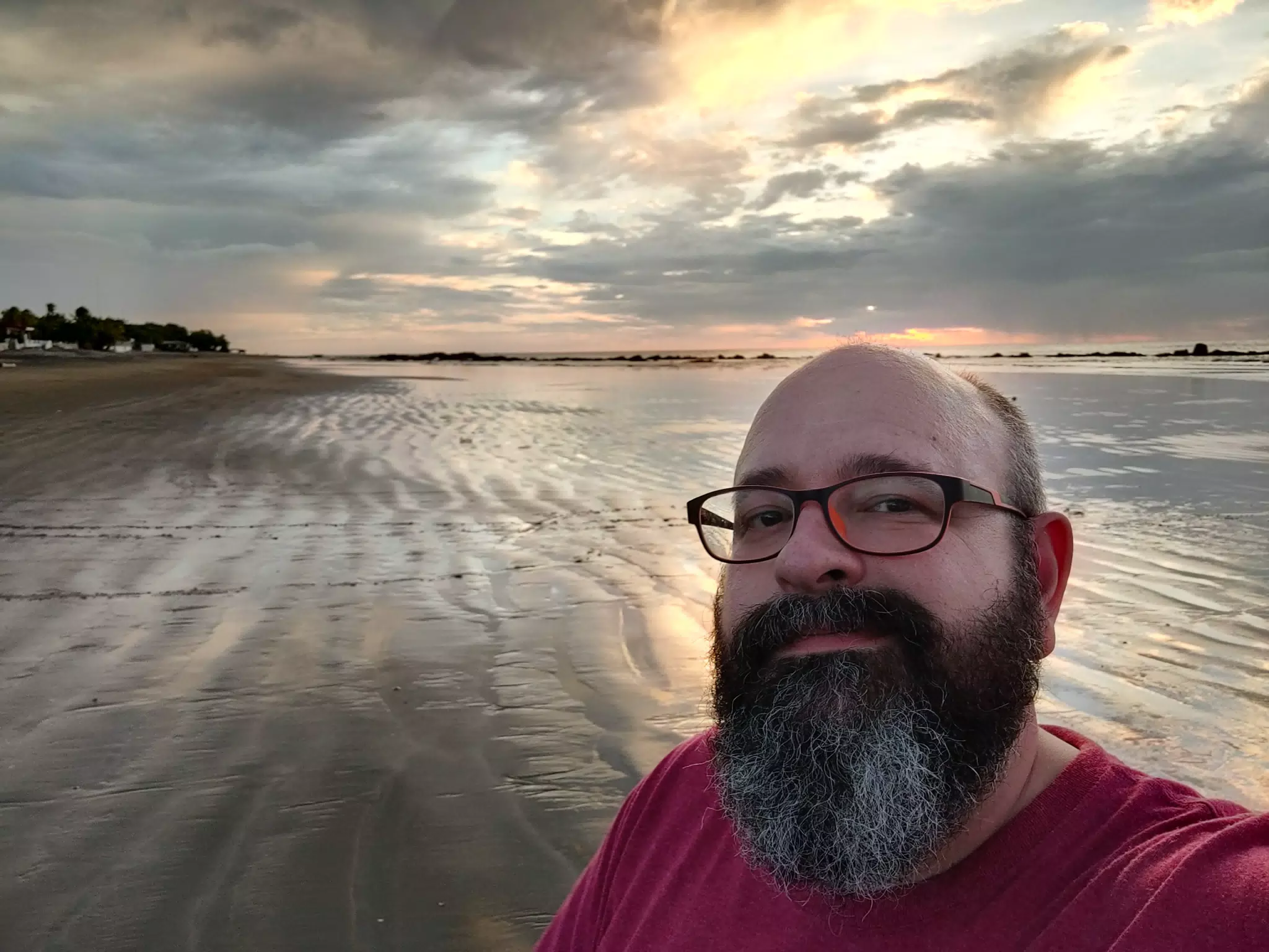 Scott at the Tupilapa Beach, Nicaragua
