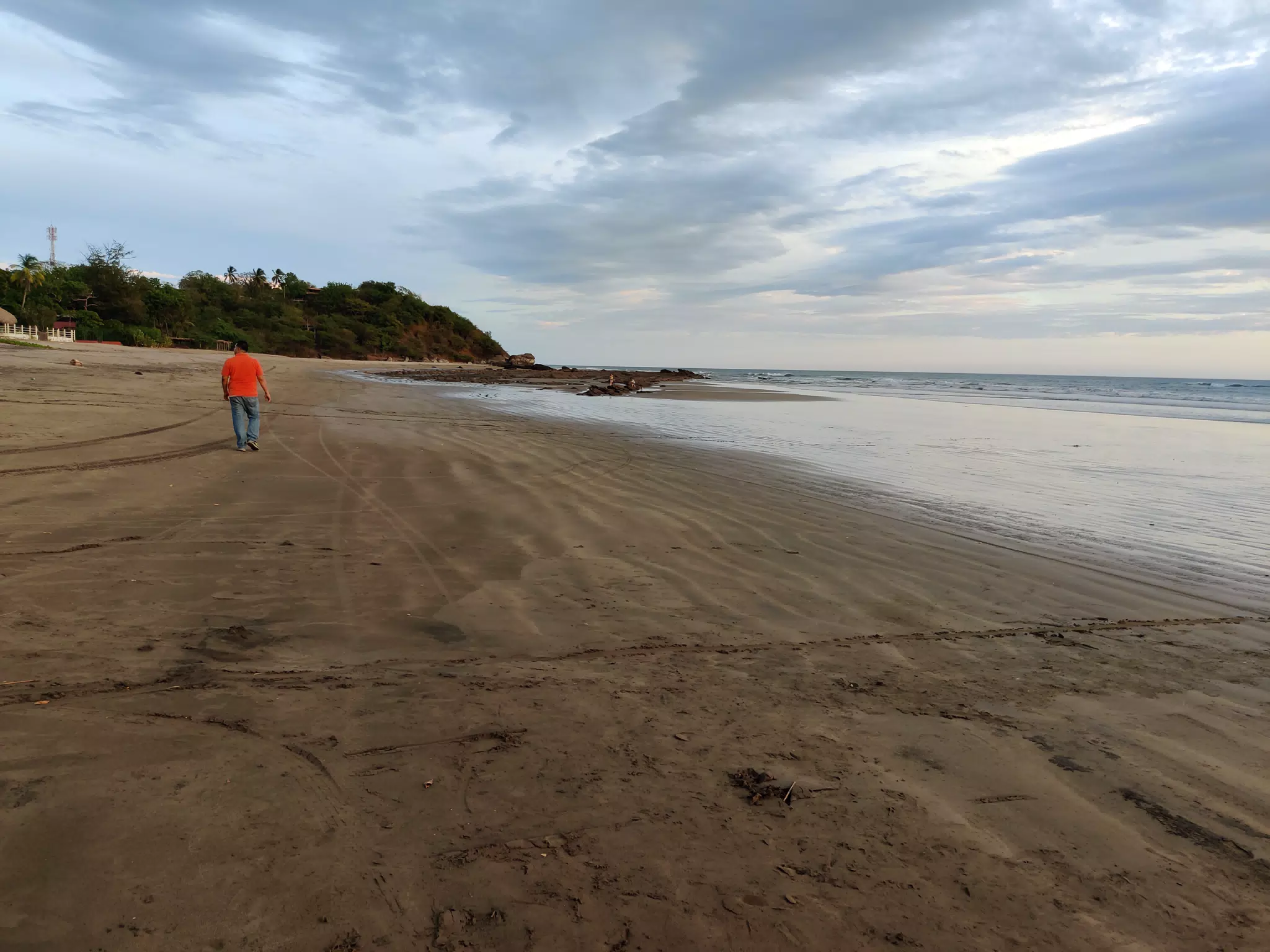 Paul Walking at Tupilapa, Nicaragua