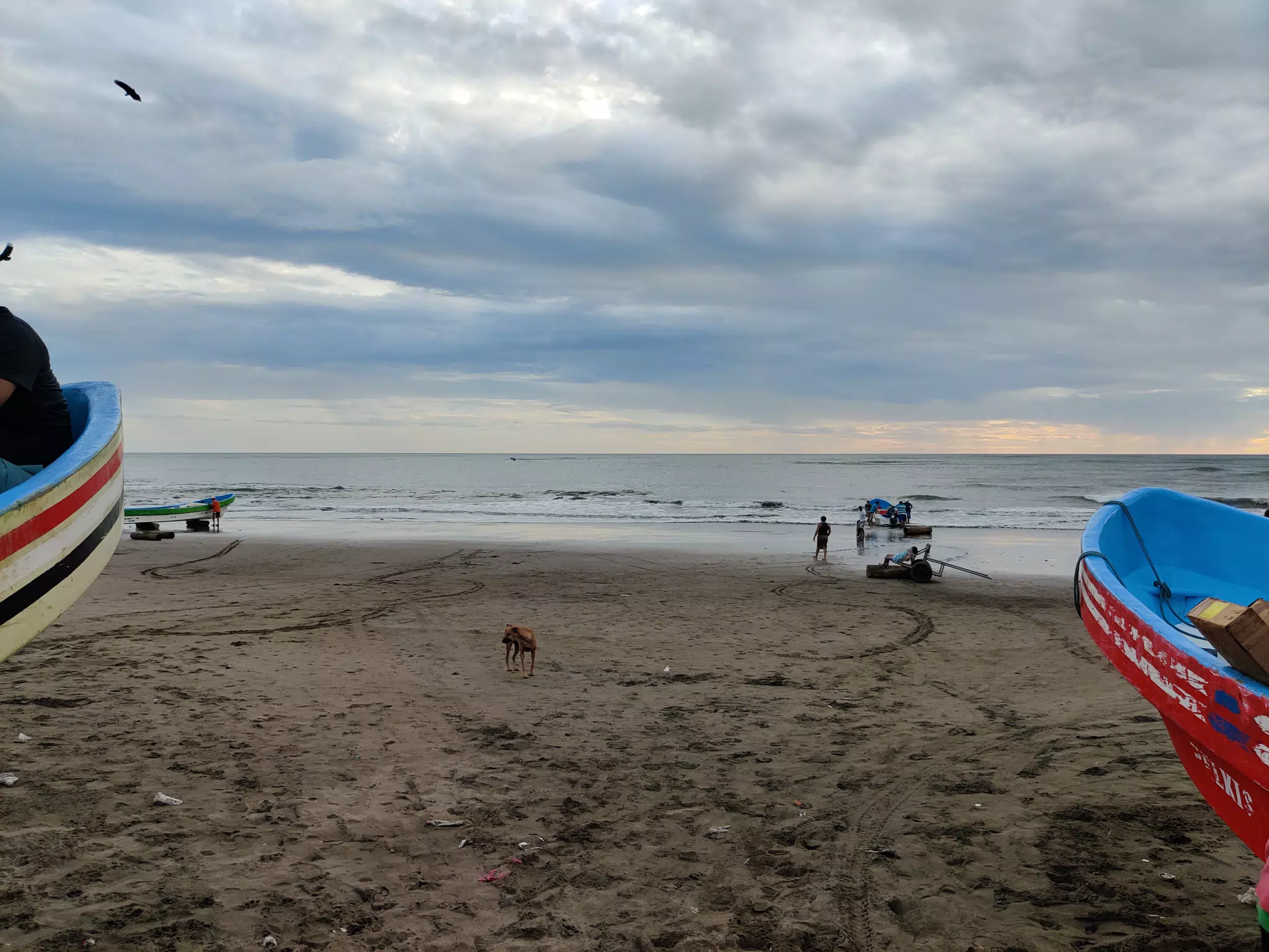 Fishermen on Casares Beach