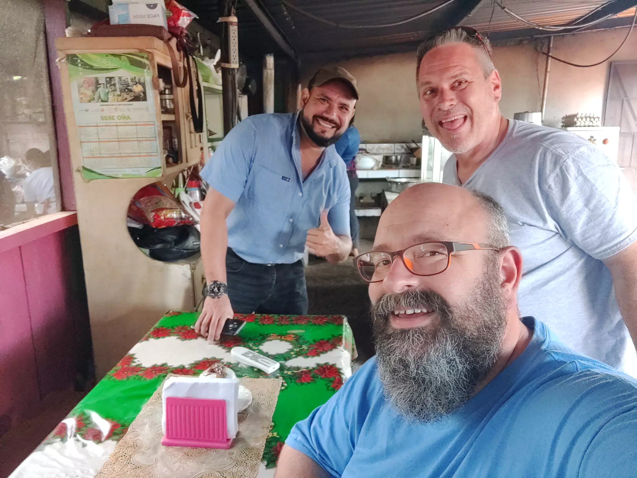 Wilson, Paul & Scott in Honduras