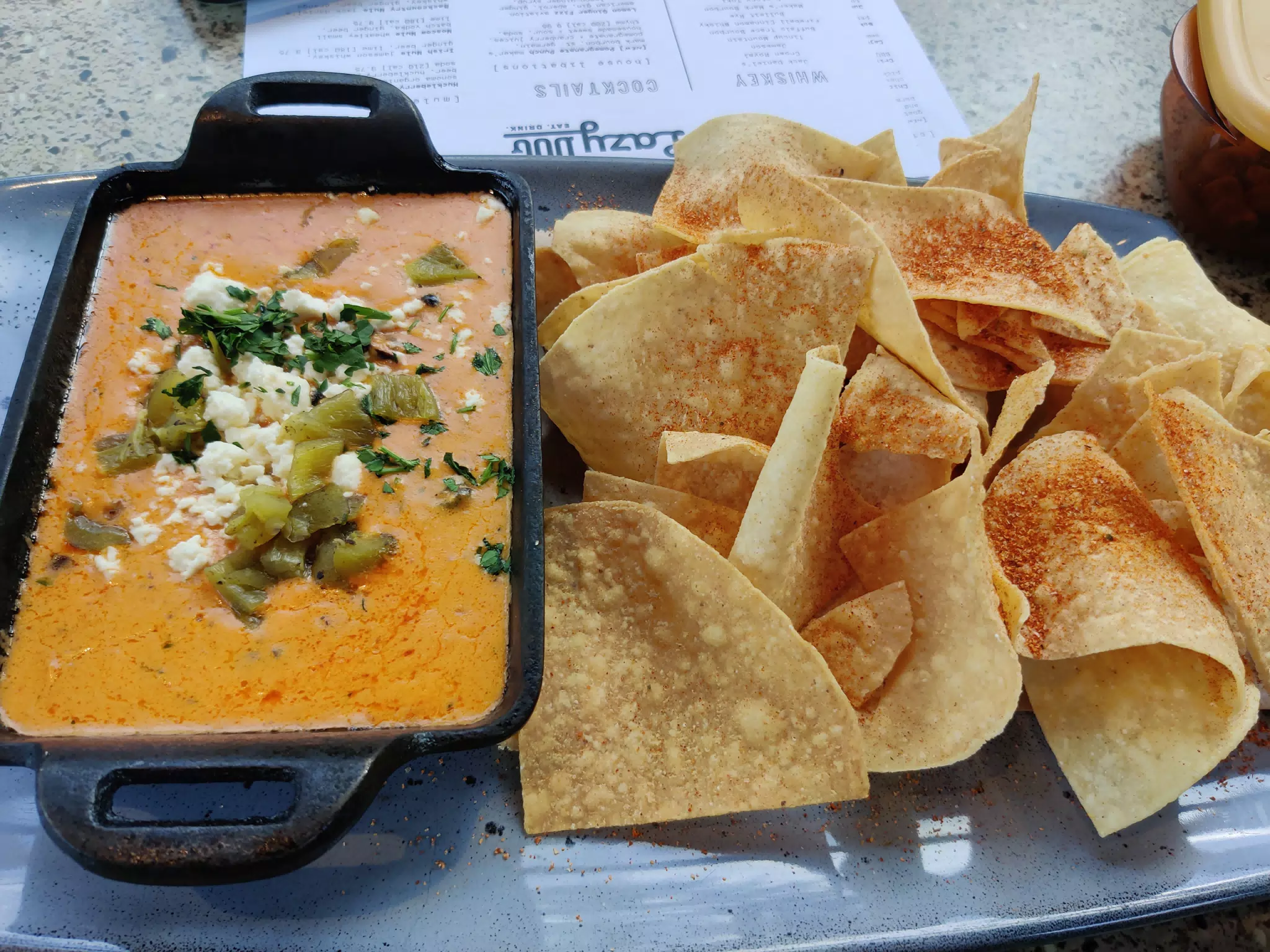 Nachos at Lazy Dog in Peachtree Corners