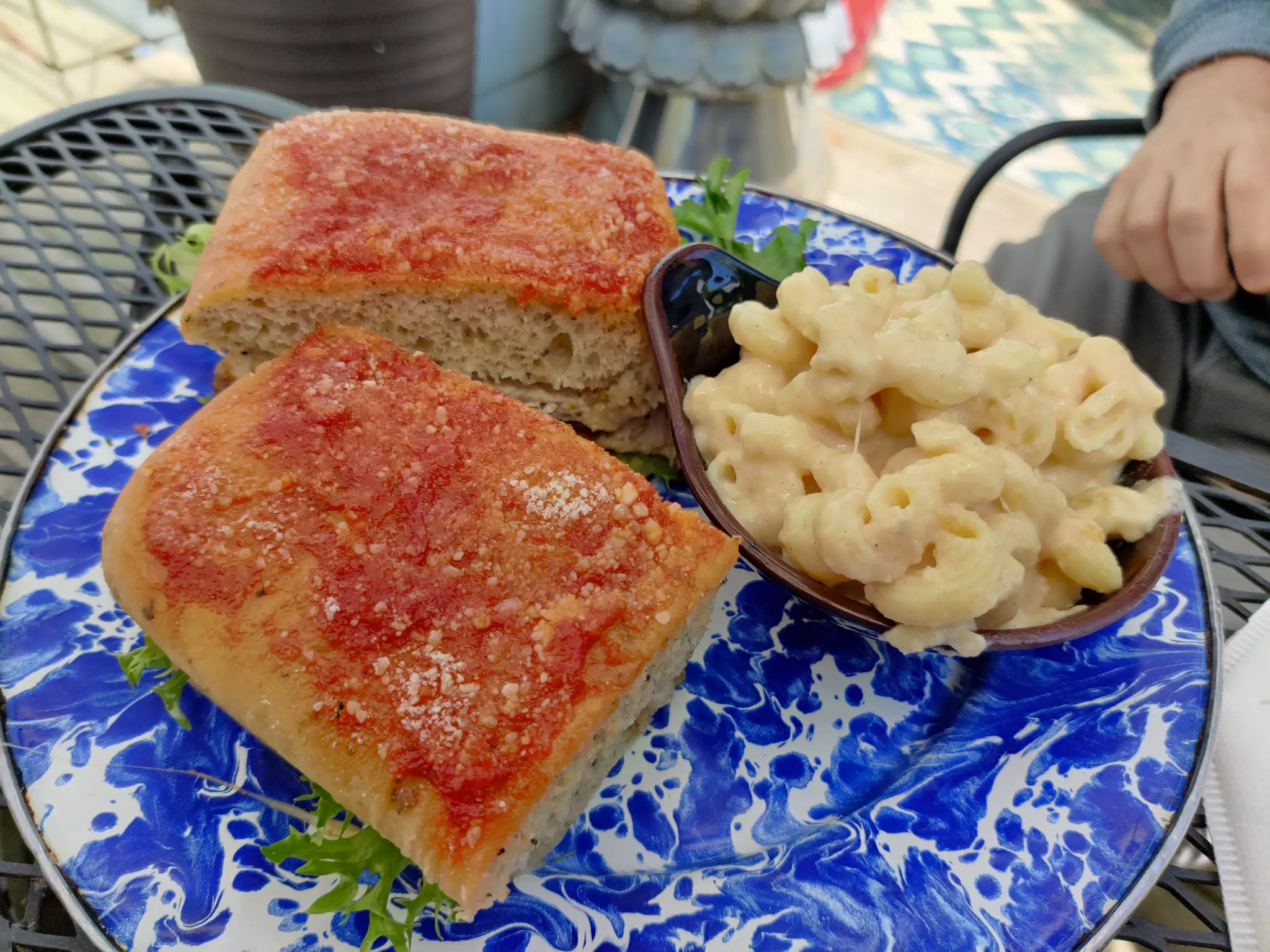 Lunch at Bleu House Market