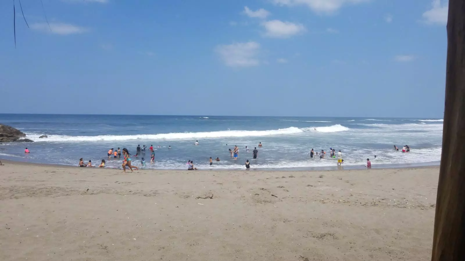 Crowds on the Beach at Las Penitas