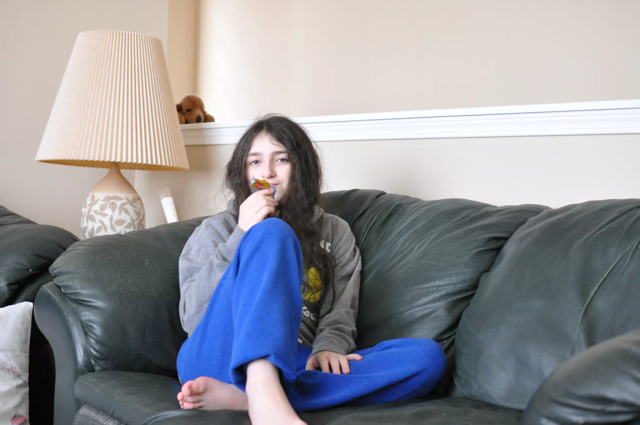 Liesl on the Couch in Geneseo