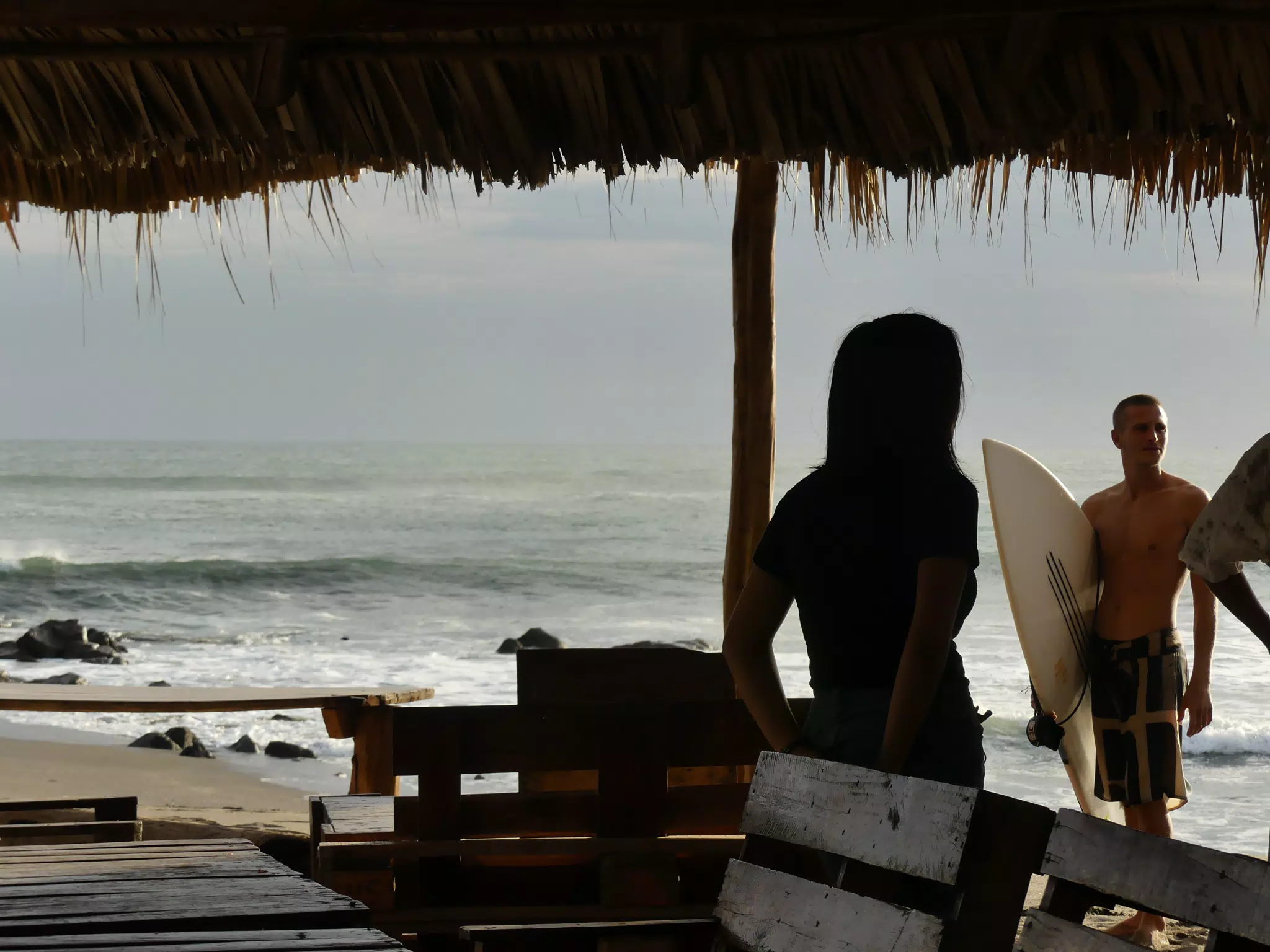 Life Near the Rocks Around Sunset, Las Penitas Beach