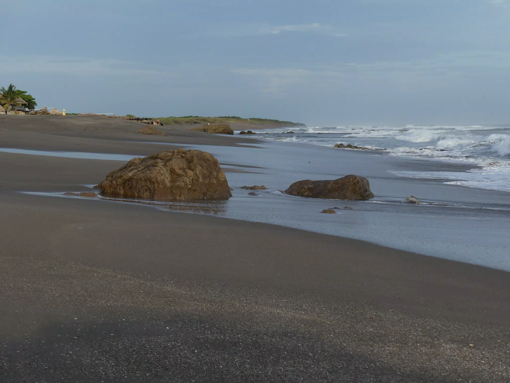 Life Near the Rocks Around Sunset, Las Penitas Beach