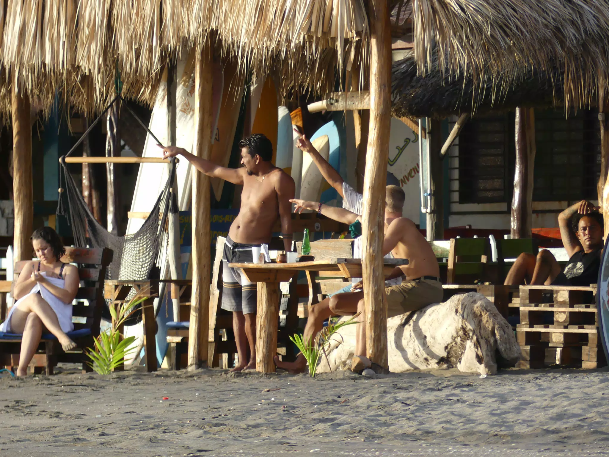 Life Near the Rocks Around Sunset, Las Penitas Beach