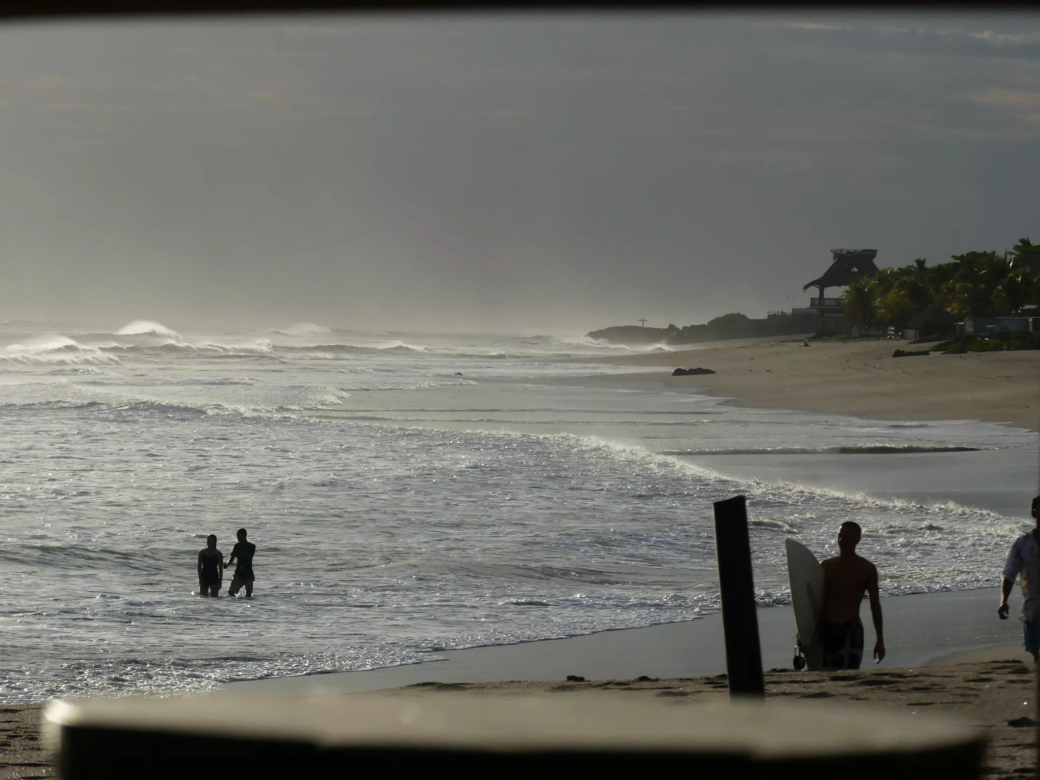 Life Near the Rocks Around Sunset, Las Penitas Beach