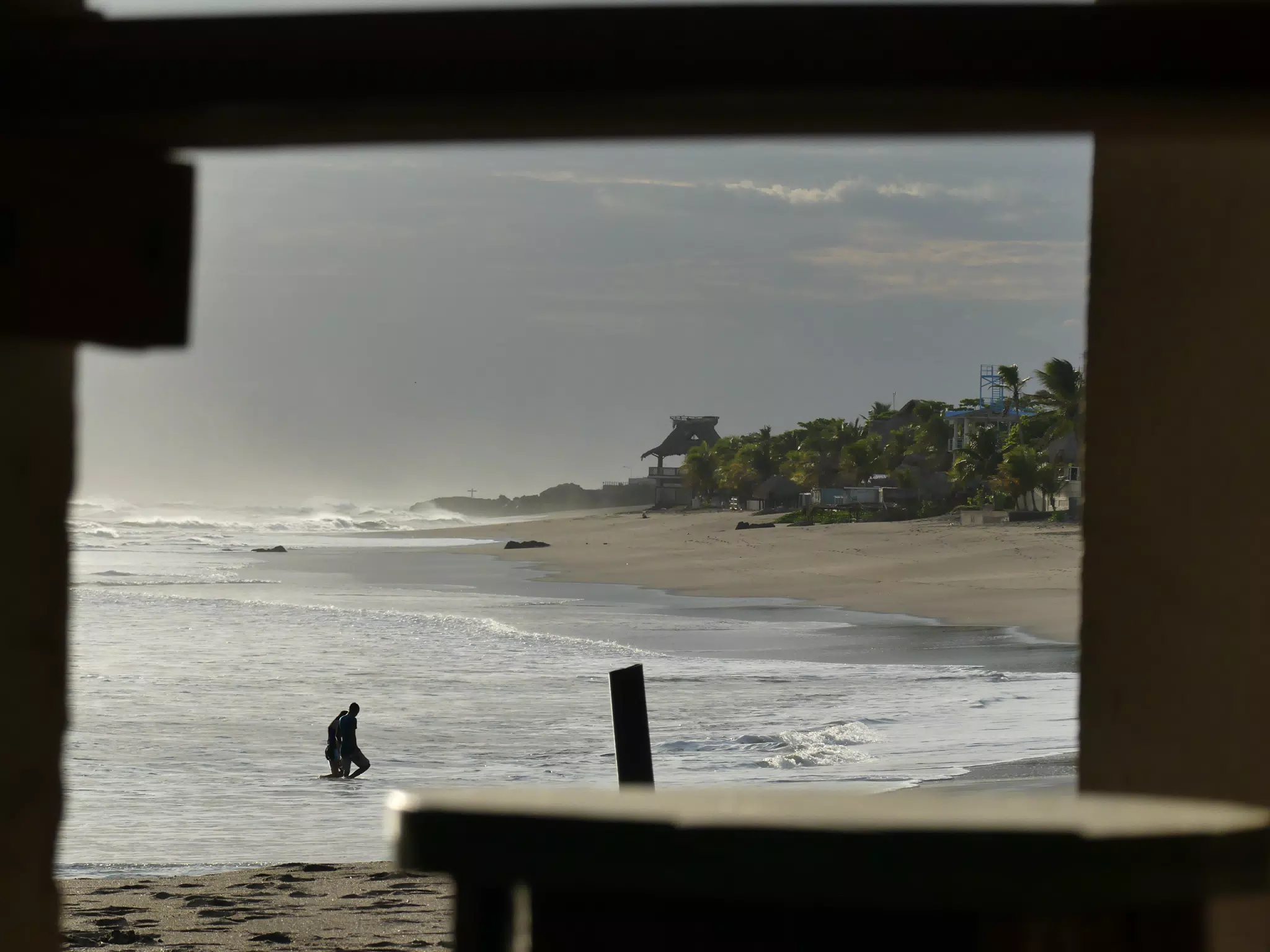 Life Near the Rocks Around Sunset, Las Penitas Beach