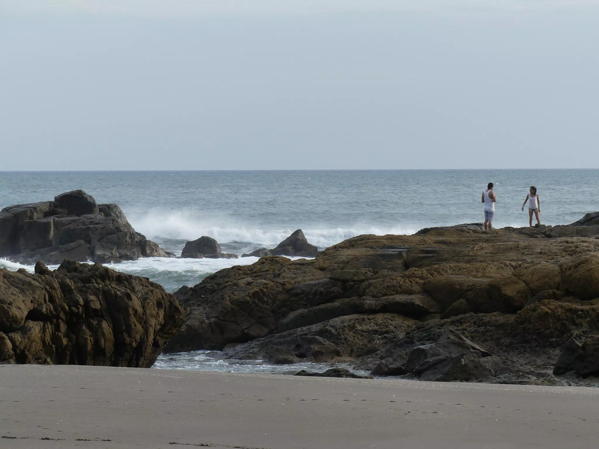 Life Near the Rocks Around Sunset, Las Penitas Beach