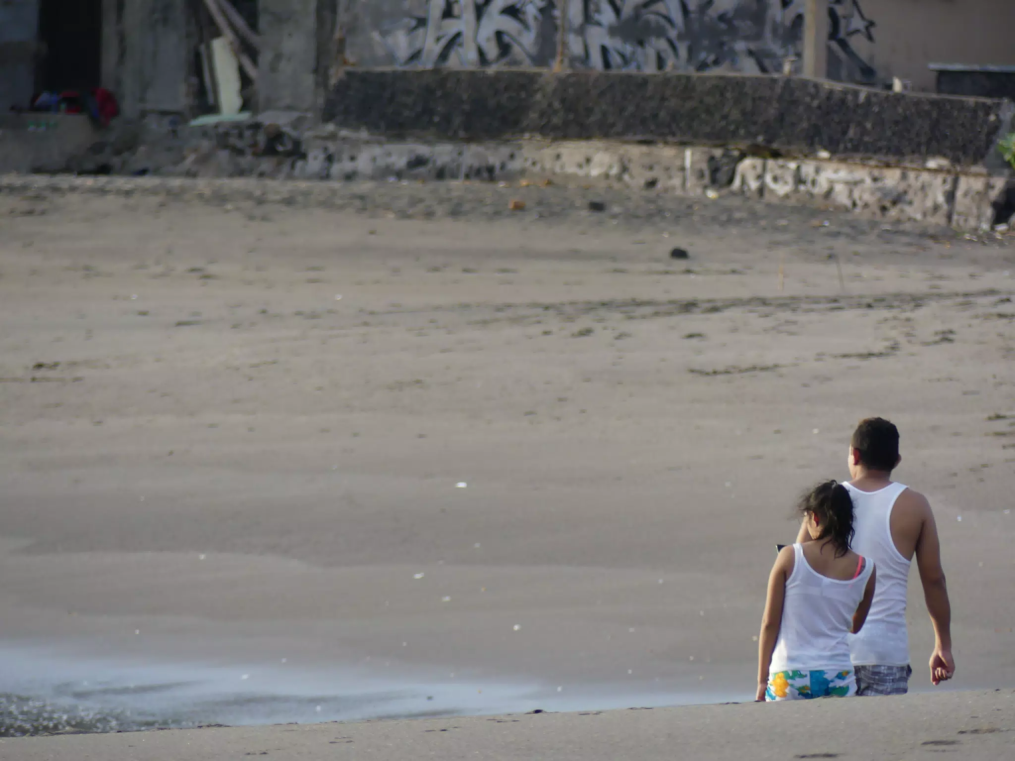 Life Near the Rocks Around Sunset, Las Penitas Beach