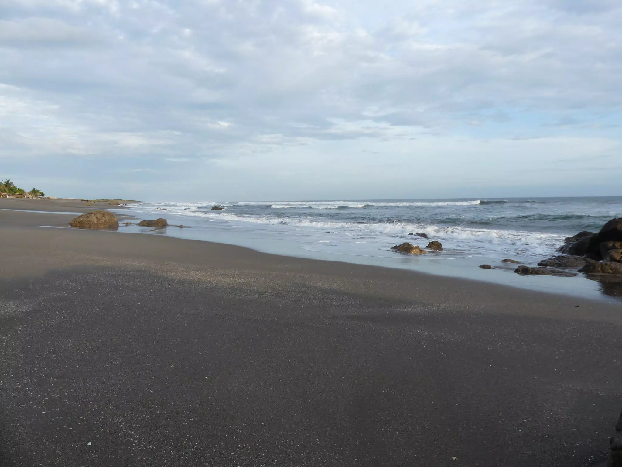Life Near the Rocks Around Sunset, Las Penitas Beach