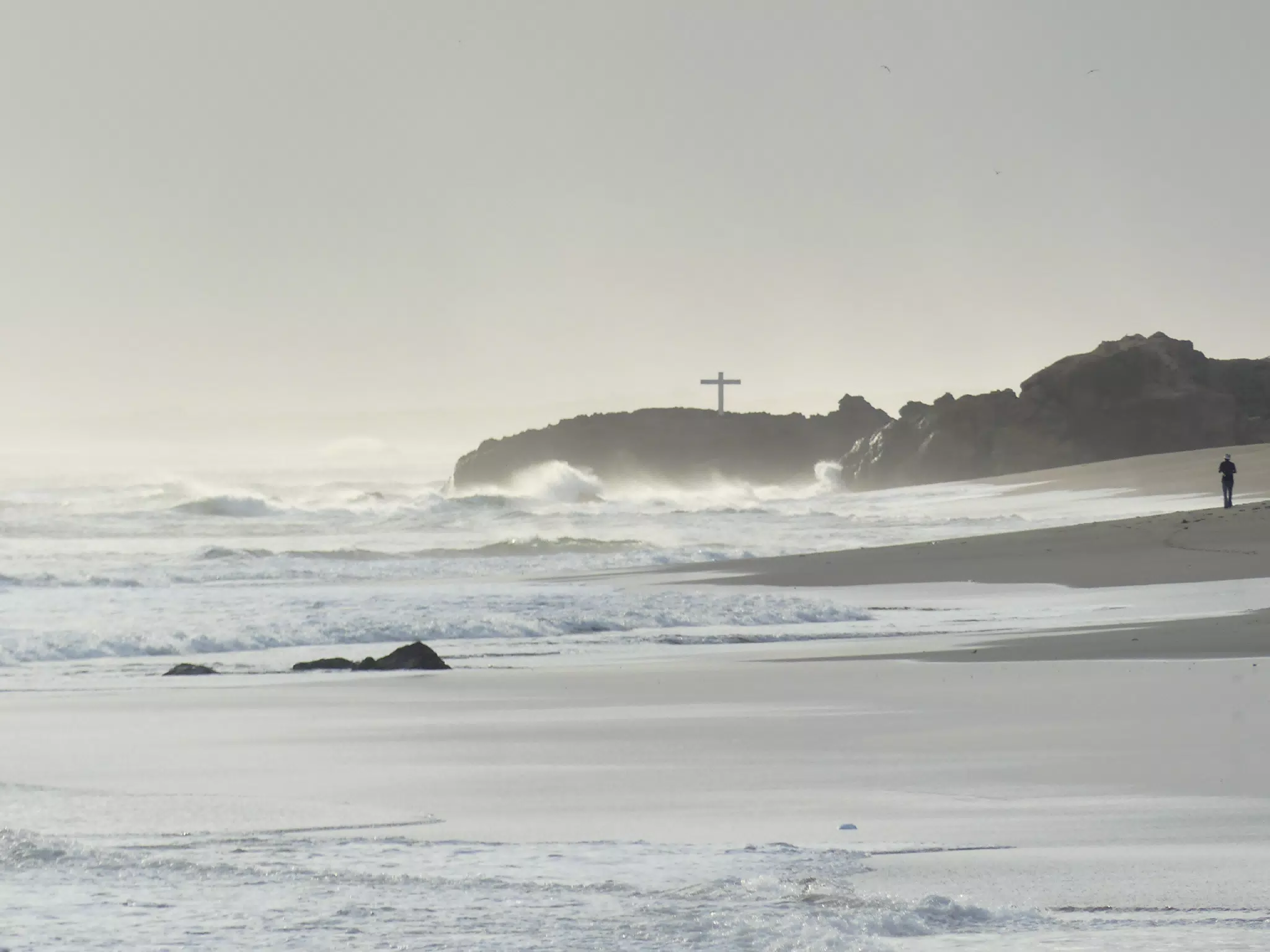 Life Near the Rocks Around Sunset, Las Penitas Beach