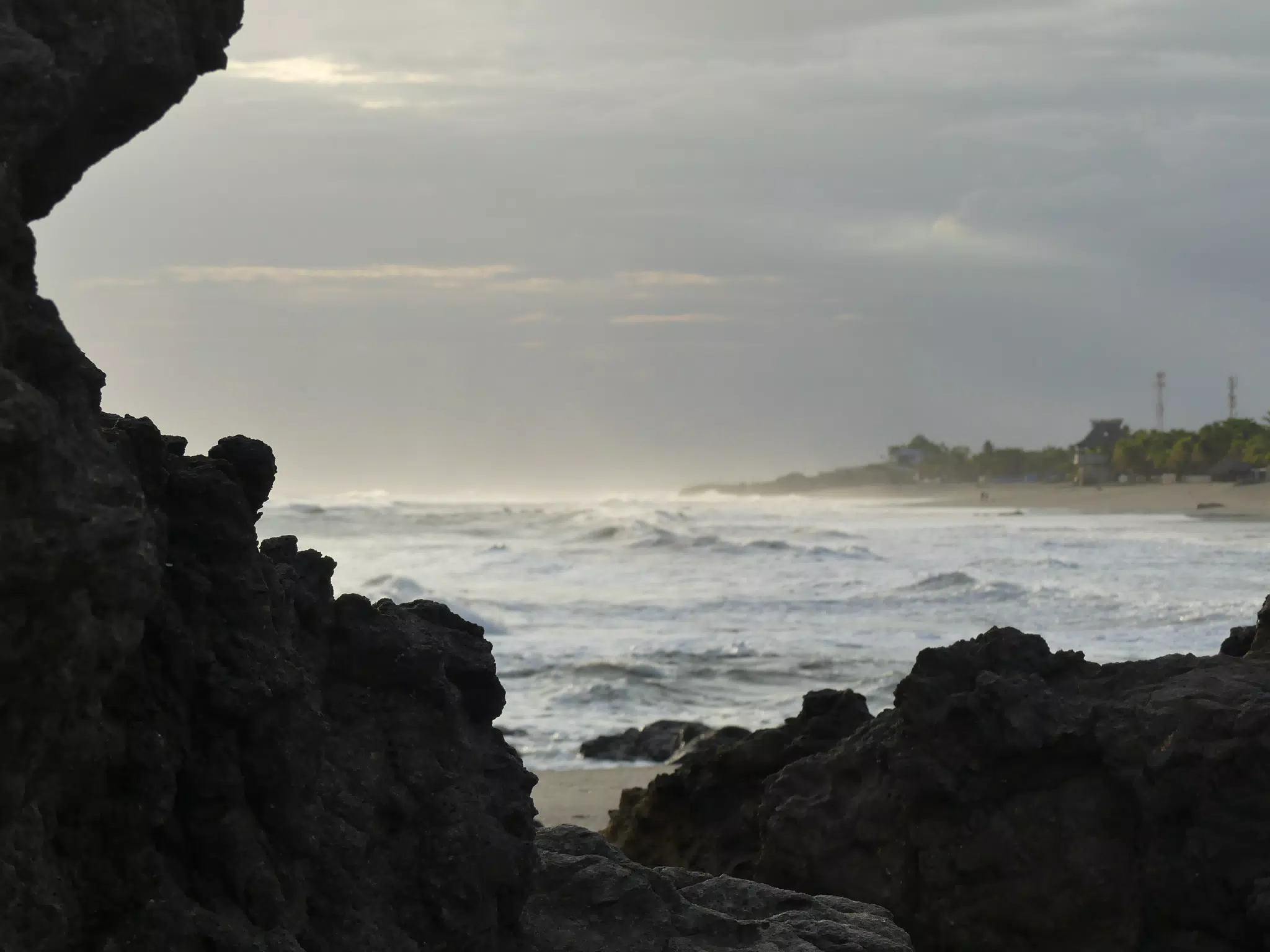 Life Near the Rocks Around Sunset, Las Penitas Beach