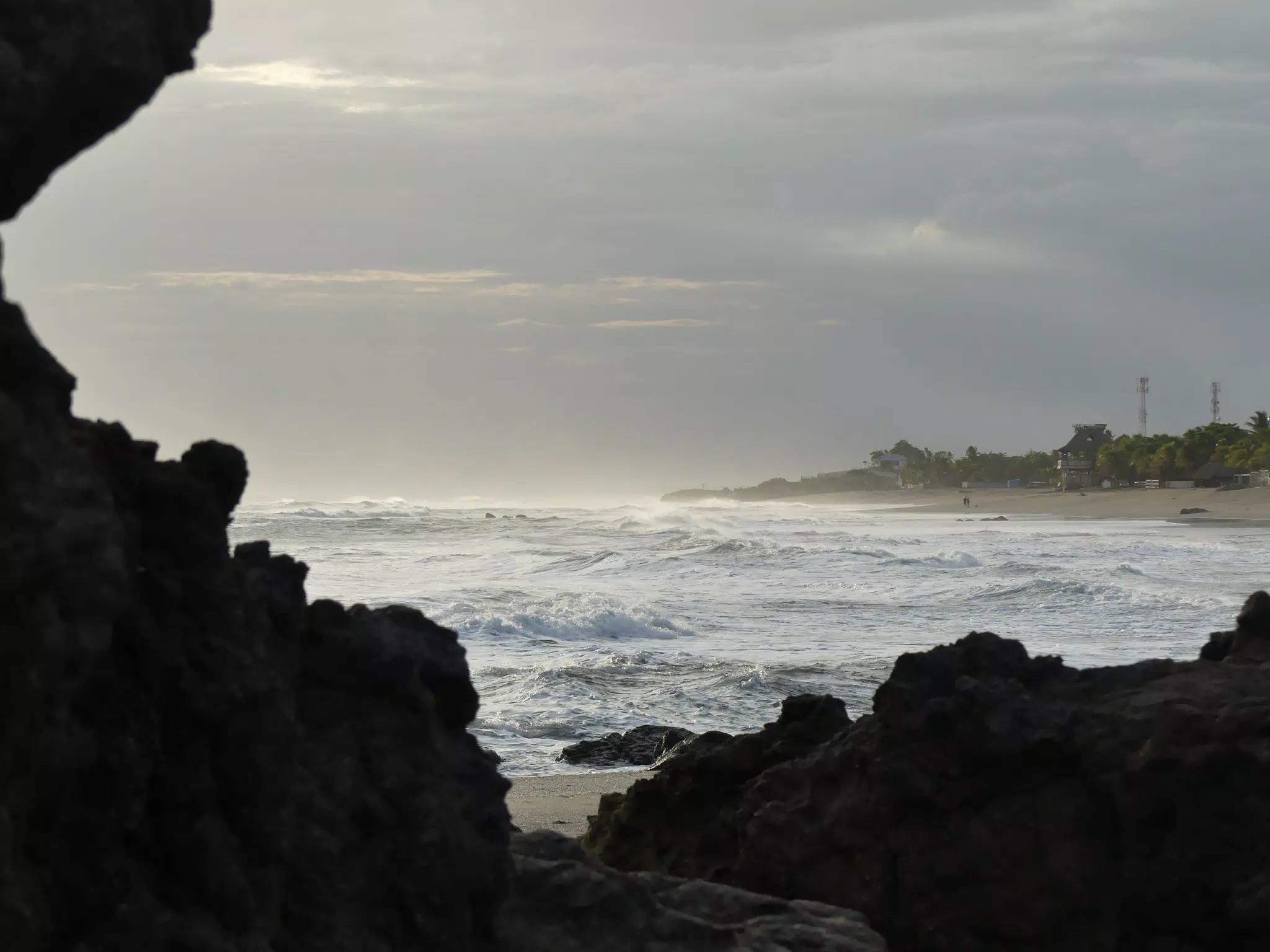 Life Near the Rocks Around Sunset, Las Penitas Beach