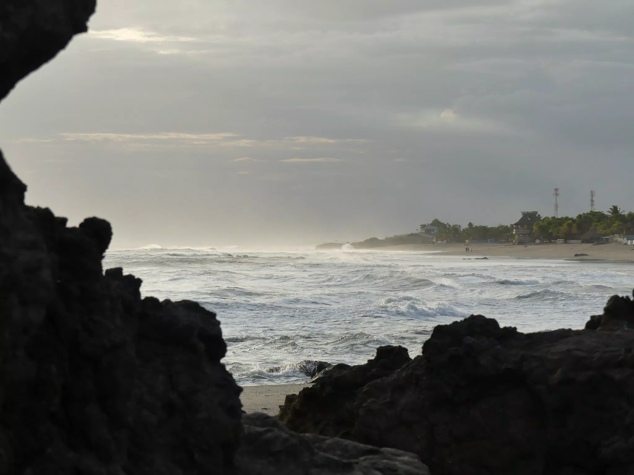 Life Near the Rocks Around Sunset, Las Penitas Beach