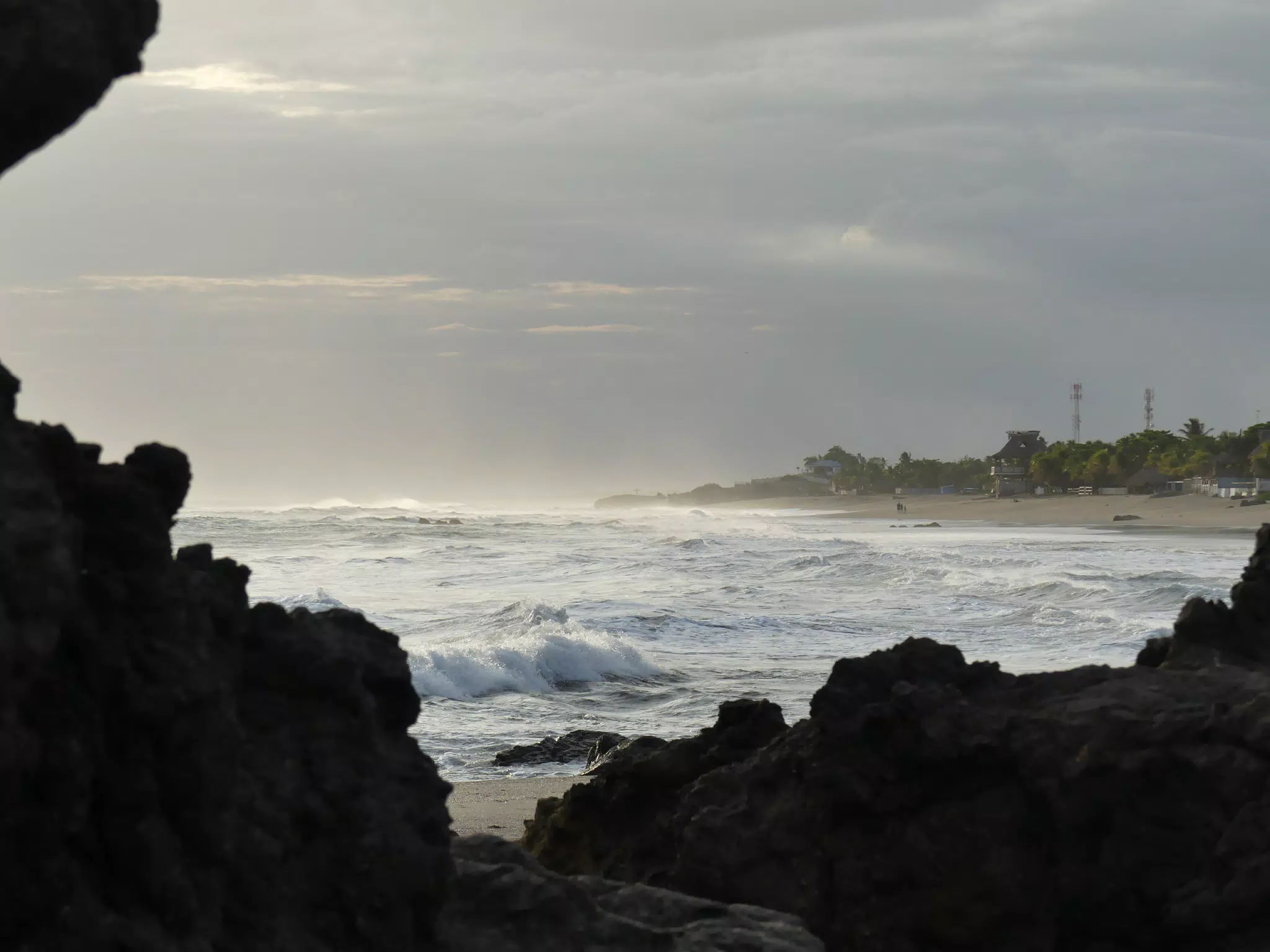 Life Near the Rocks Around Sunset, Las Penitas Beach