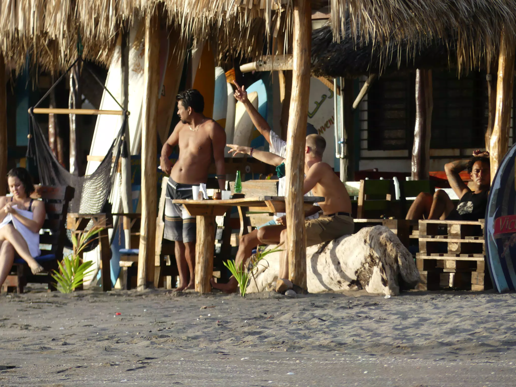 Life Near the Rocks Around Sunset, Las Penitas Beach