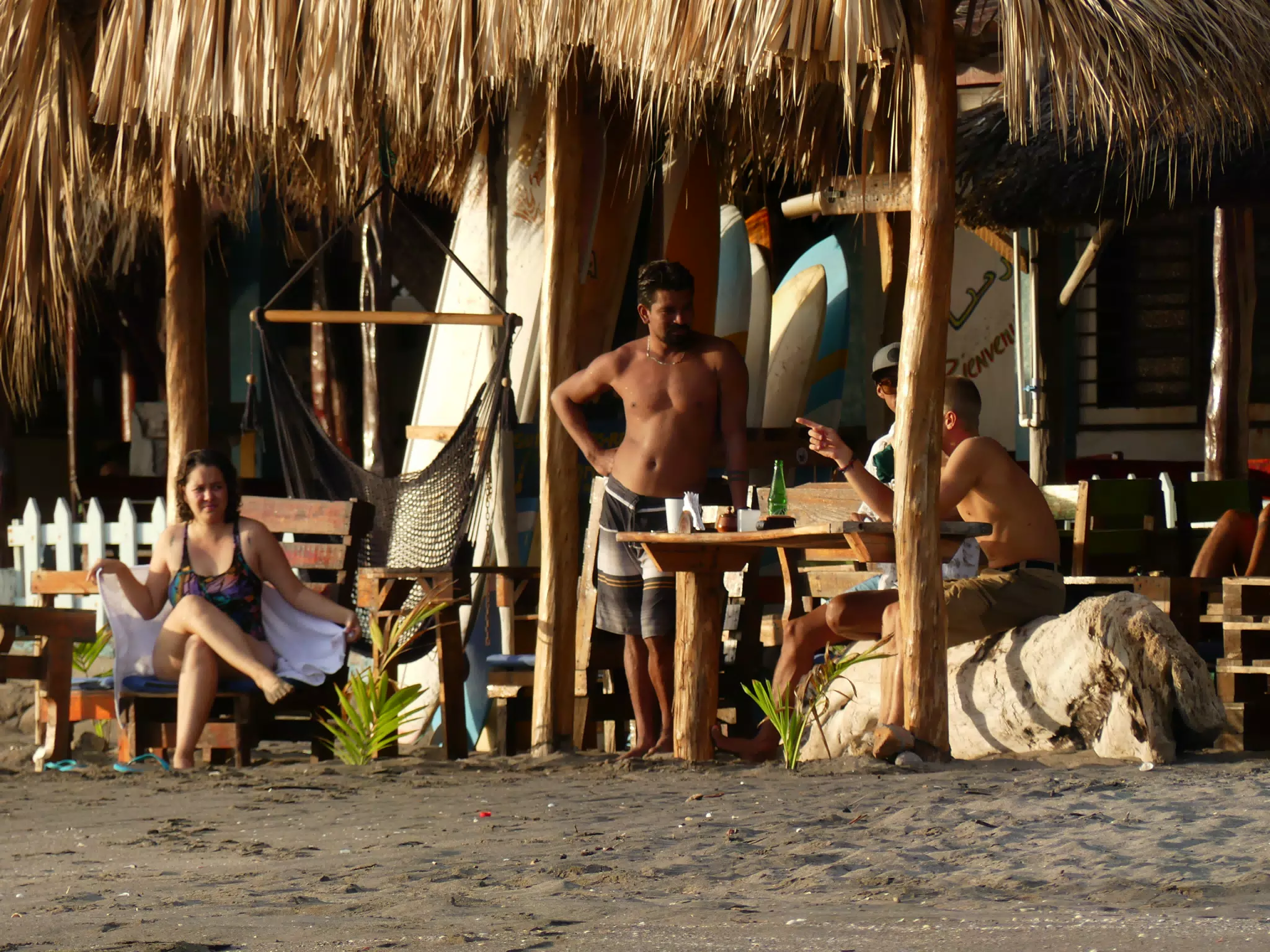 Life Near the Rocks Around Sunset, Las Penitas Beach