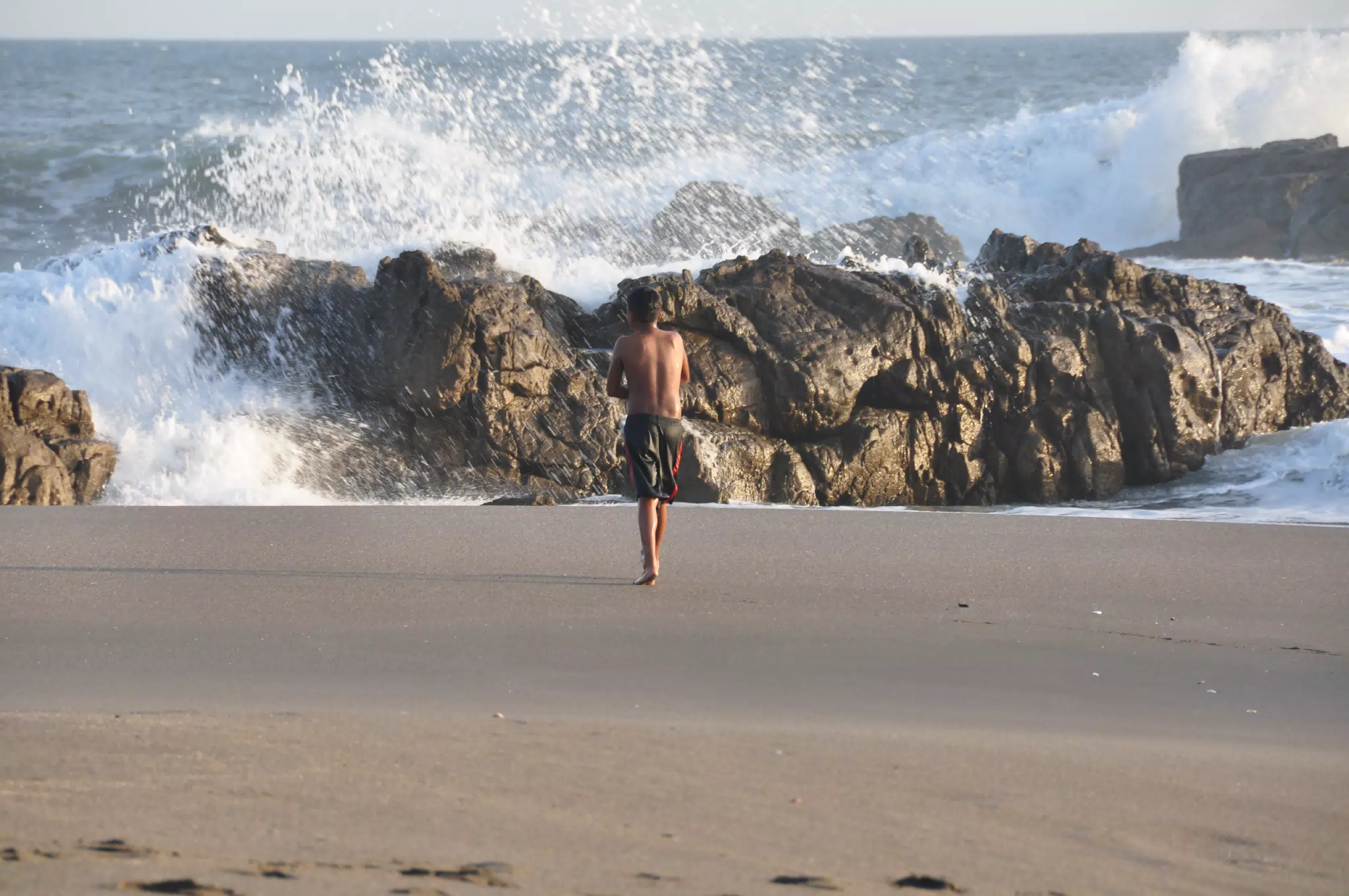 From the Simple Beach Lodge, Pas Penitas