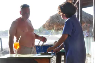 Aperol Spritz at the Simple Beach Lodge